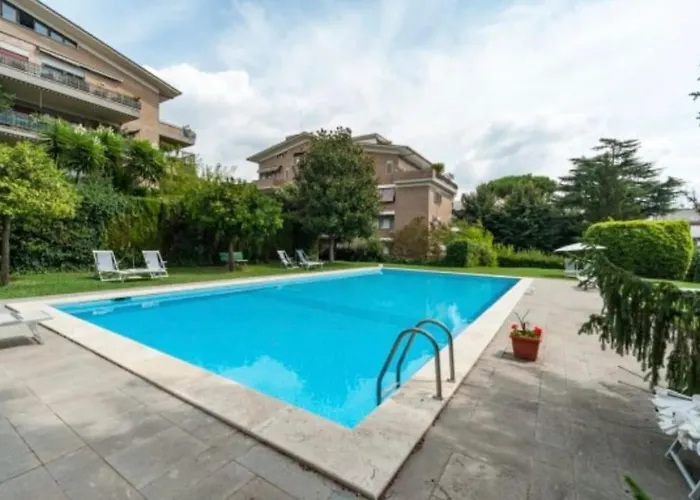 10 Min Vaticano Big Balduina Con Piscina Daire Roma